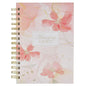 Amazing Grace Pink Floral Spiral Journal