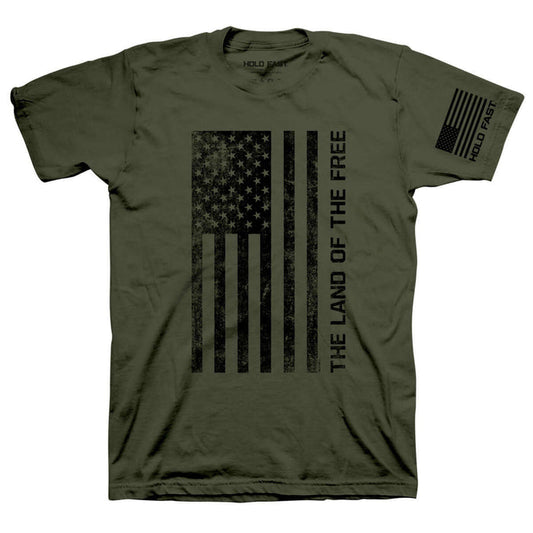 HOLD FAST Mens T-Shirt Freedom Flag