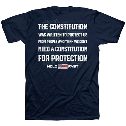 HOLD FAST Mens T-Shirt Constitution