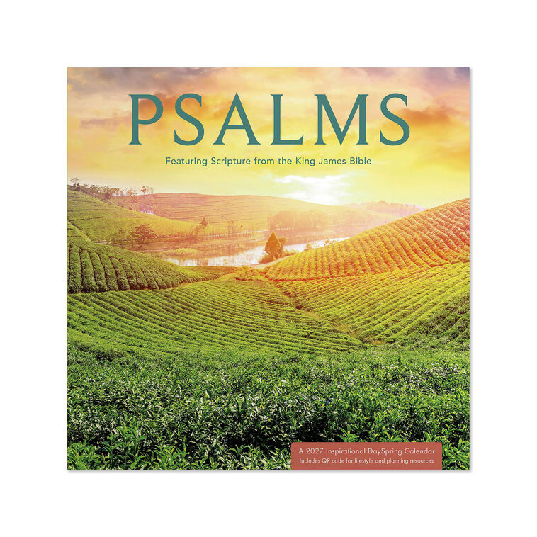 KJV Psalms 2027 Inspirational 12-Month Wall Calendar, 12x12