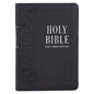 Black Faux Leather Large Print Compact King James Version Bible