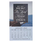 2024 Wait For The LORD Mini Magnetic Calendar - Isaiah 40:31