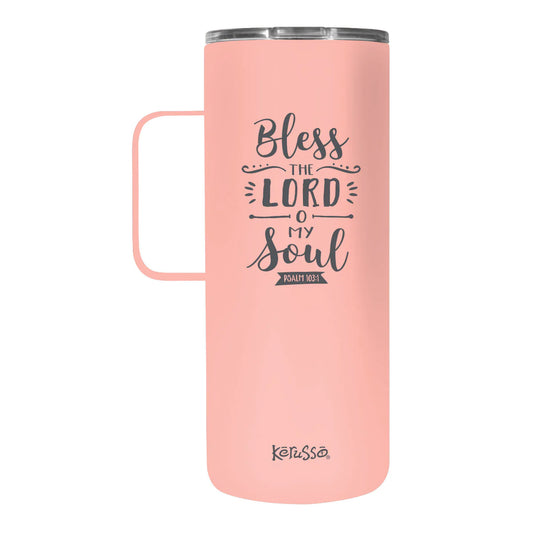 Bless The Lord 22 oz Stainless Steel Tumbler With Handle