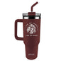 Kerusso 40 oz Stainless Steel Mug With Straw Judah