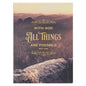 With God All Things Are Possible Mountain Medium Notebook - Matthew 19:26