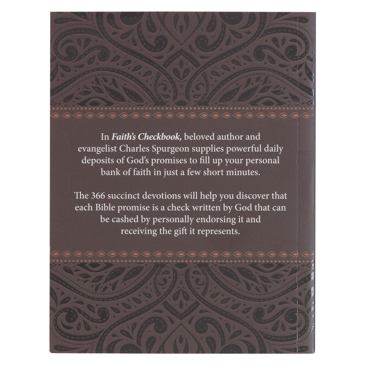 Faith's Checkbook Brown Softcover One-Minute Devotions