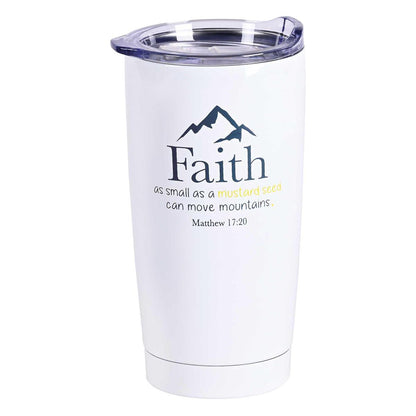 Tumbler Mustard Seed White 20 oz