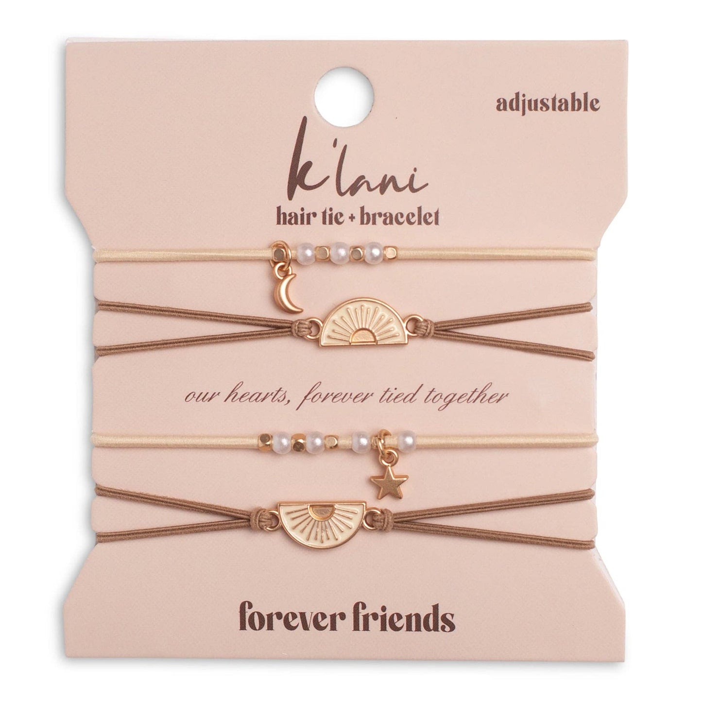 Hair Tie Bracelets-Forever Friends