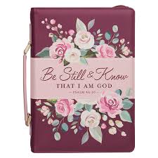 Bible Cover- Be Still & Know