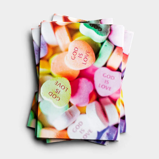 Valentine's Day - God is Love - 25 Note Cards & Envelopes