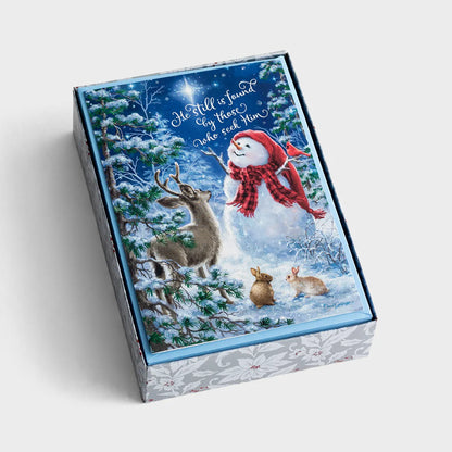 Snowman Gazer and Friends - 18 Christmas Boxed Cards, KJV