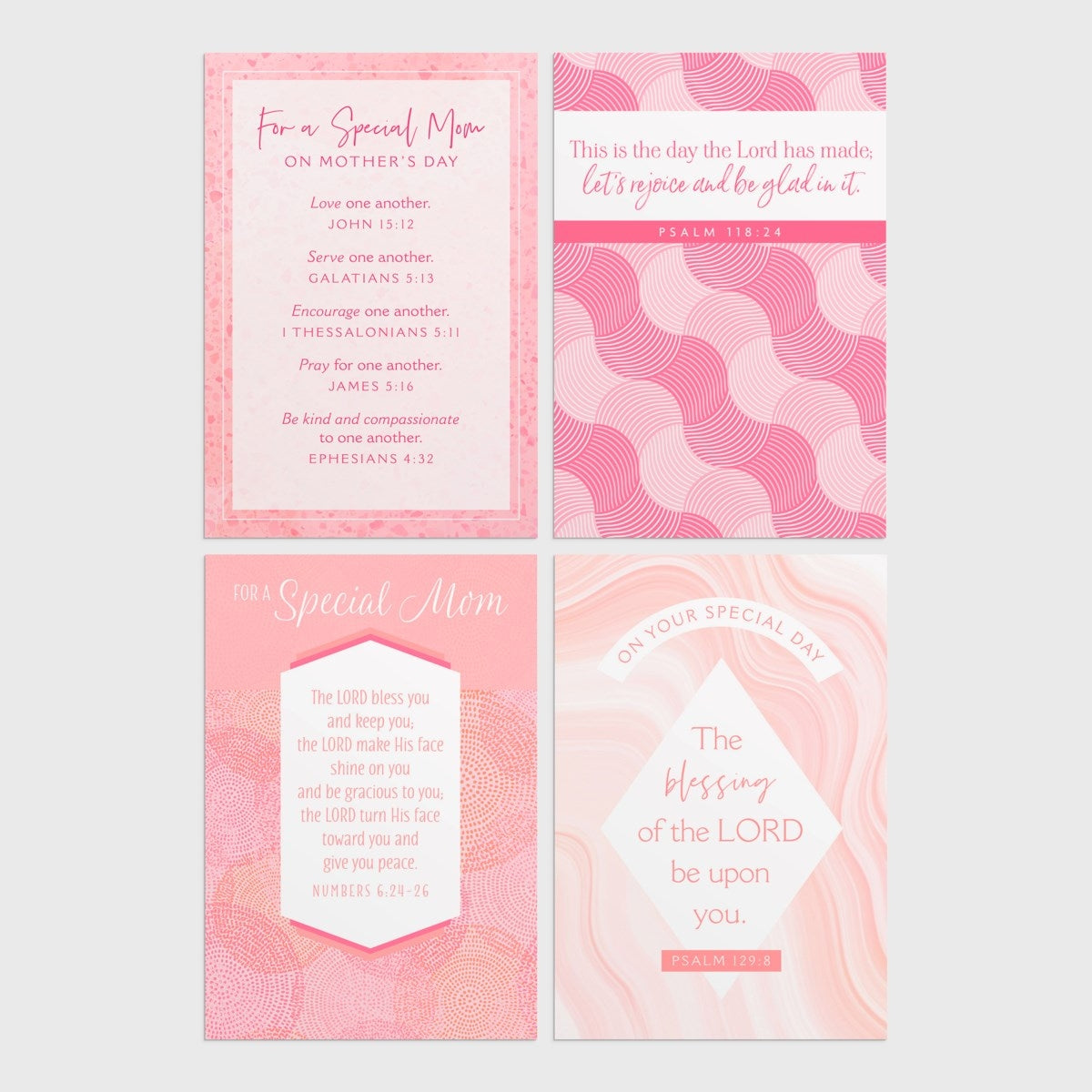 Mother's Day - Bible Verses - 12 Boxed Cards
