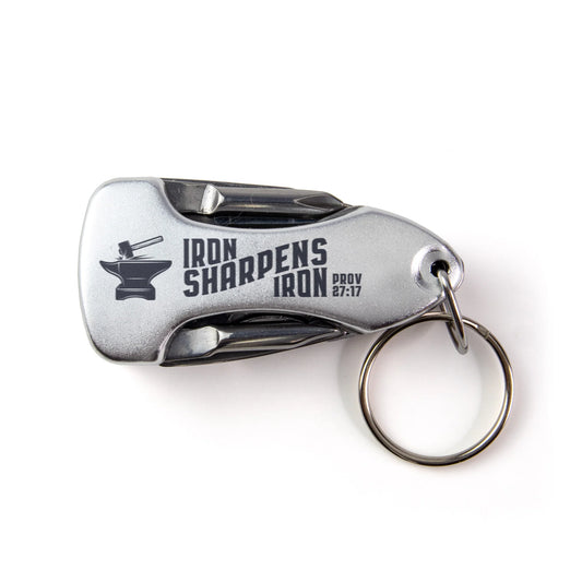 Keychain Multi-Tools With LED - Iron Sharpens Iron: Prov. 27:17