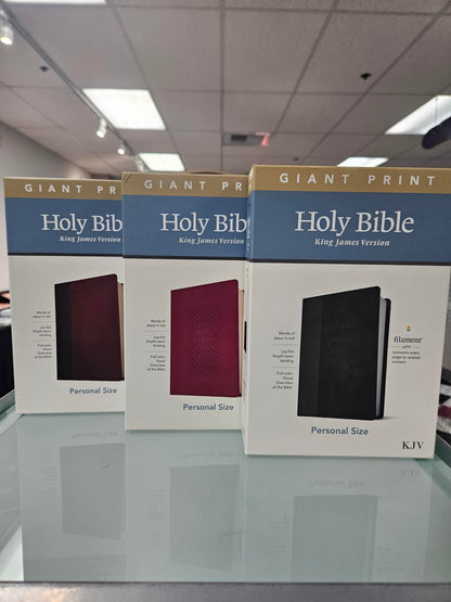 KJV Personal Size Giant Print Holy Bible