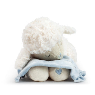 Blue Goodnight Prayer Mechanical Lamb