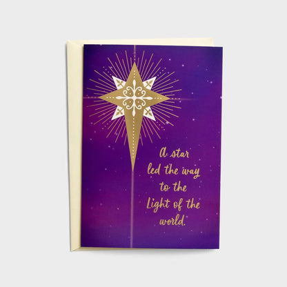 Light of the World - 18 Christmas Boxed Cards, KJV