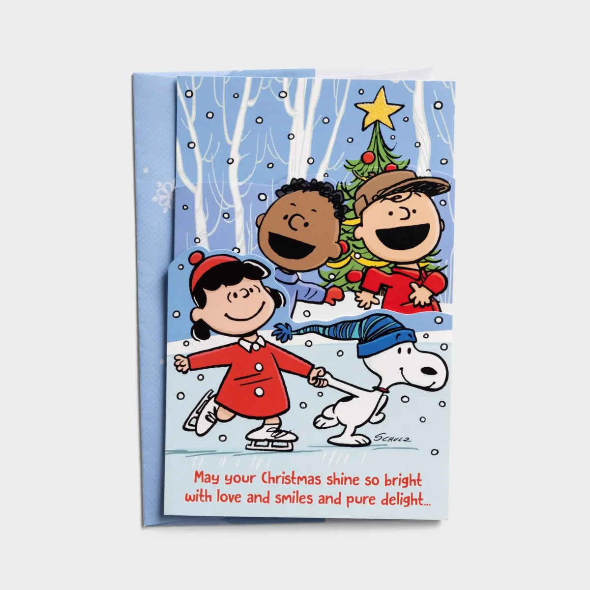 Peanuts - May Your Christmas Shine So Bright - 18 Christmas Boxed Cards, NKJV