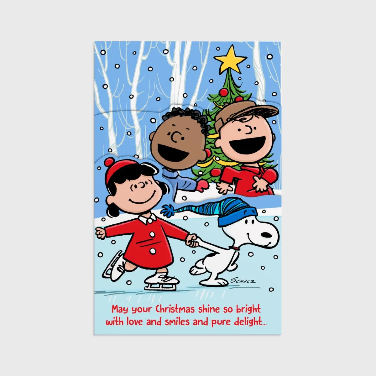 Peanuts - May Your Christmas Shine So Bright - 18 Christmas Boxed Cards, NKJV