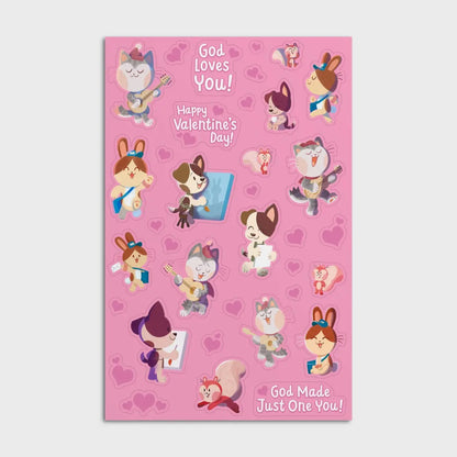 God Made Just One - Valentine's Day - 32 Children's Valentine's Cards