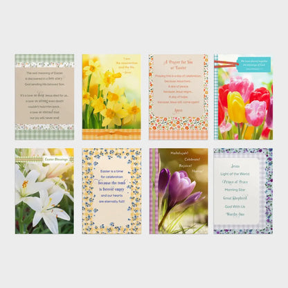Easter -Floral Assortment-24 Count Boxed Cards and Envelopes