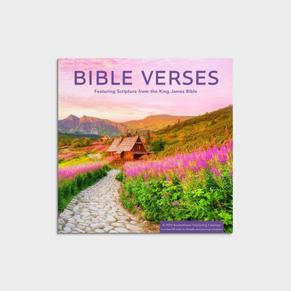 Bible Verses - 2025 Mini Inspirational Wall Calendar - KJV