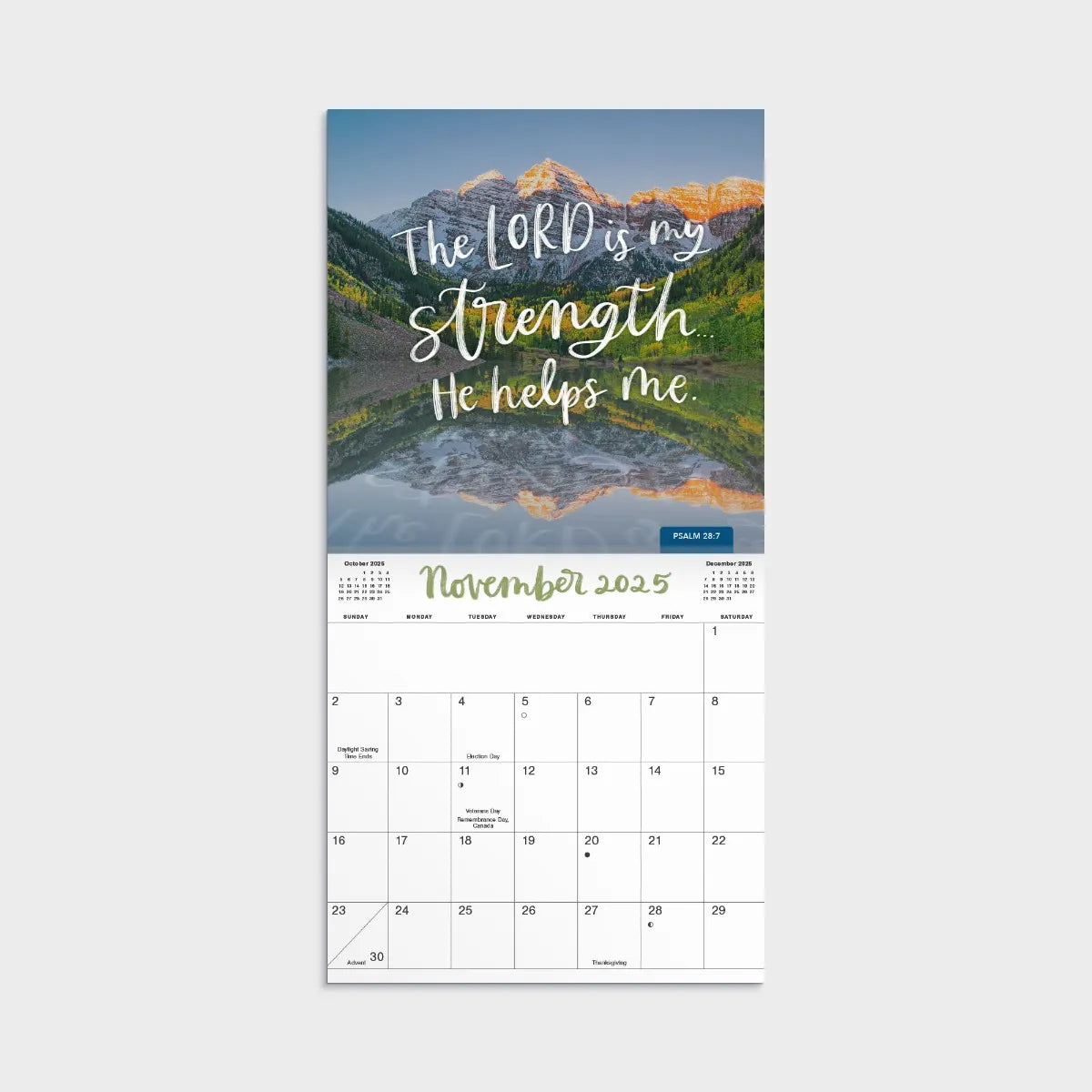 God's Promises - 2025 Mini Inspirational Wall Calendar