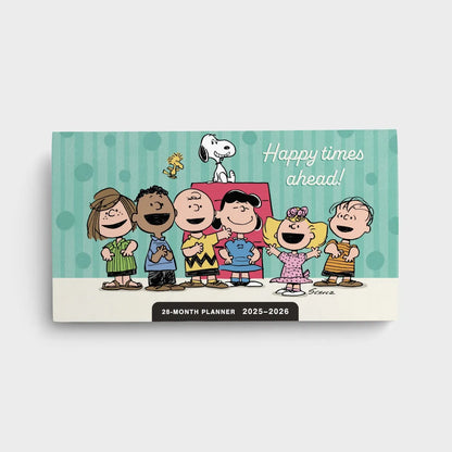 Peanuts Happy Times Ahead: 2025-2026 28-Month Inspirational Pocket Planner