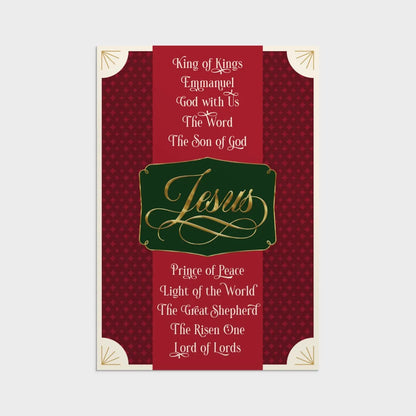 Names of Jesus - 18 Christmas Boxed Cards, KJV