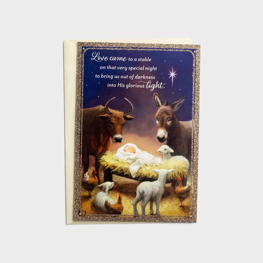 Love Came to a Stable - 18 Christmas Boxed Cards, KJV