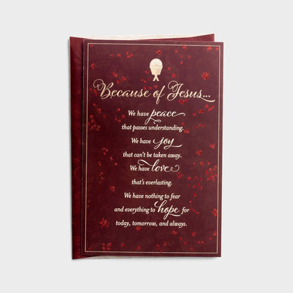 Because of Jesus - 18 Christmas Boxed Cards