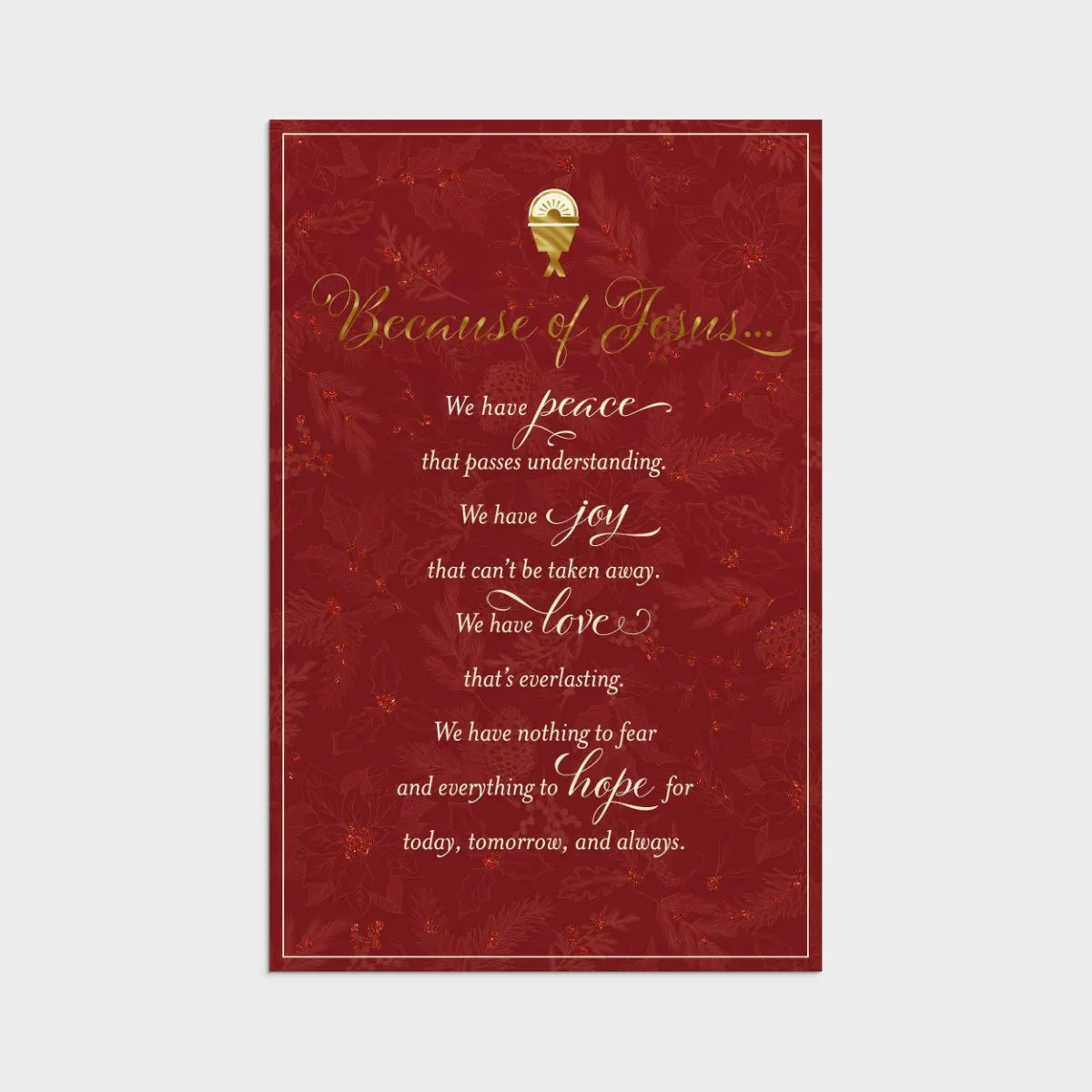 Because of Jesus - 18 Christmas Boxed Cards