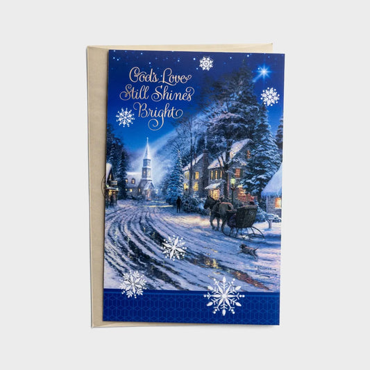 Thomas Kinkade - God's Love Still Shines - 18 Christmas Boxed Cards