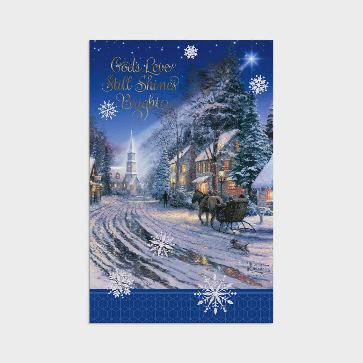 Thomas Kinkade - God's Love Still Shines - 18 Christmas Boxed Cards