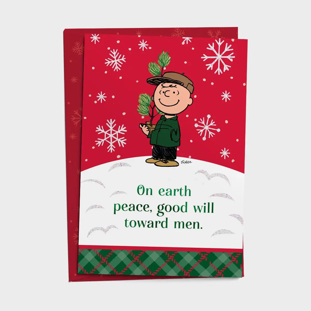 Peanuts® - Good Will Toward Men - 18 Christmas Boxed Cards