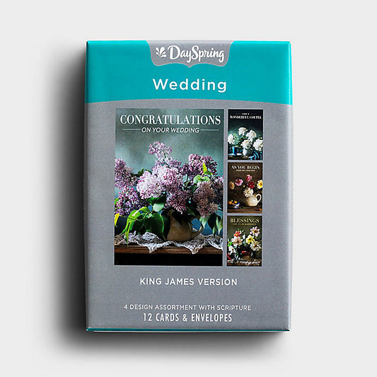 Boxed Cards: Wedding Blessings - Flower Vases
