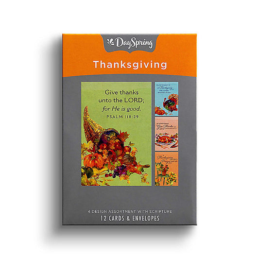 Thanksgiving Boxed Cards: Prayers (12-Count)