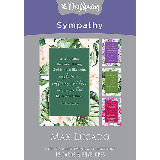 Boxed Cards: Sympathy - Max Lucado - Floral