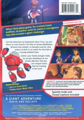 Superbook: A Giant Adventure, David and Goliath, DVD