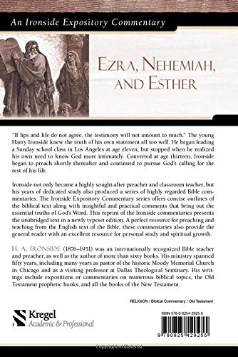 Ezra, Nehemiah, and Esther (Comentarios expositivos de Ironside (Tapa dura) (Comentario)
