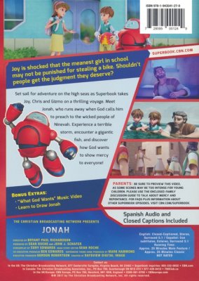 Superbook: Jonah, DVD