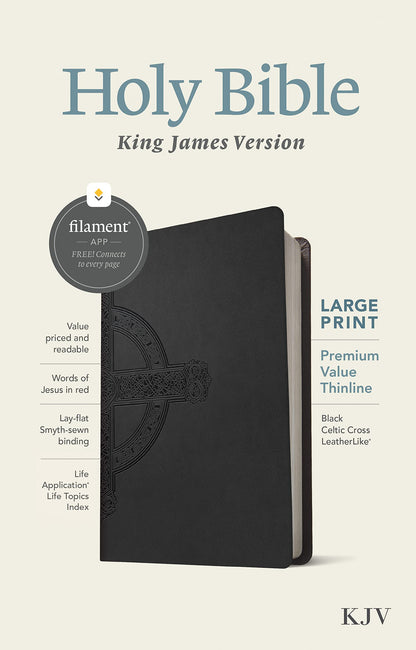 KJV Large Print Premium Value Thinline Bible, Filament Enabled Edition