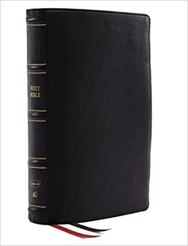 NKJV, Deluxe Thinline Reference Bible, Genuine Leather