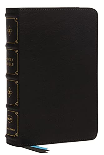 NKJV, Biblia compacta, Serie Maclaren, Leathersoft, Negro, Impresión cómoda: Santa Biblia, Nueva versión King James