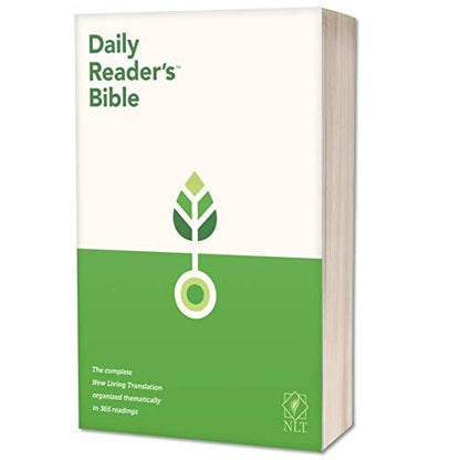 NLT Daily Reader's Bible (Red Letter, Softcover)