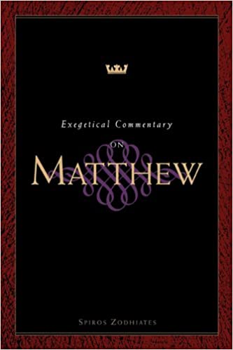 Exegetical Commentary on Matthew