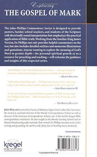 Exploring the Gospel of Mark (John Phillips Commentary Series)