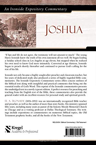 Joshua (Comentarios expositivos de Ironside, tapa dura)