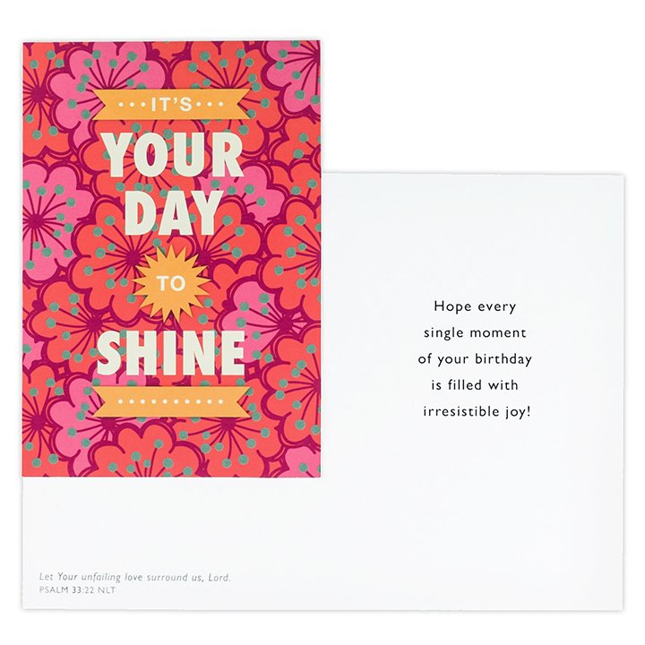 Joy Birthday Cards with Scripture, Box of 12