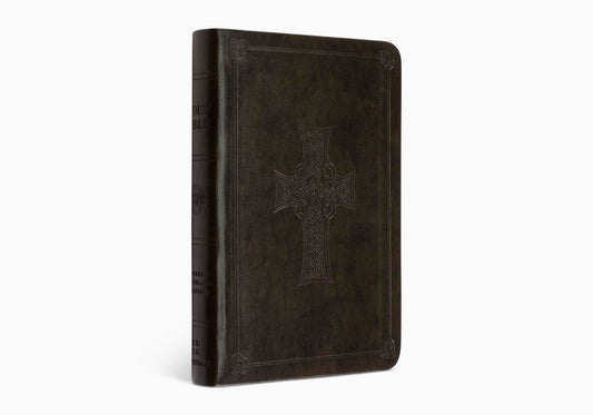 ESV Value Compact Bible TruTone®, Olive, Celtic Cross Design