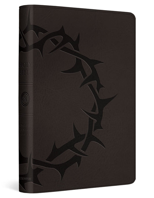 ESV Compact Bible (TruTone, Charcoal, Crown Design)
